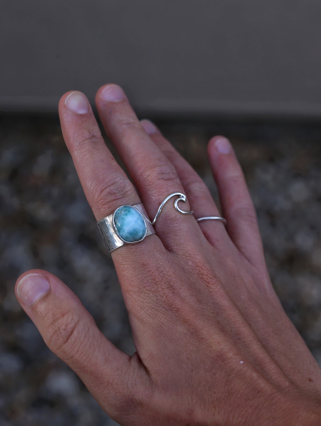 Larimar Ring