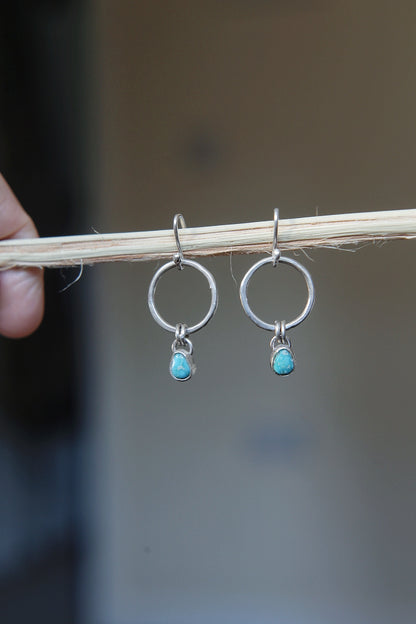 Small Sonoran Turquoise Earrings