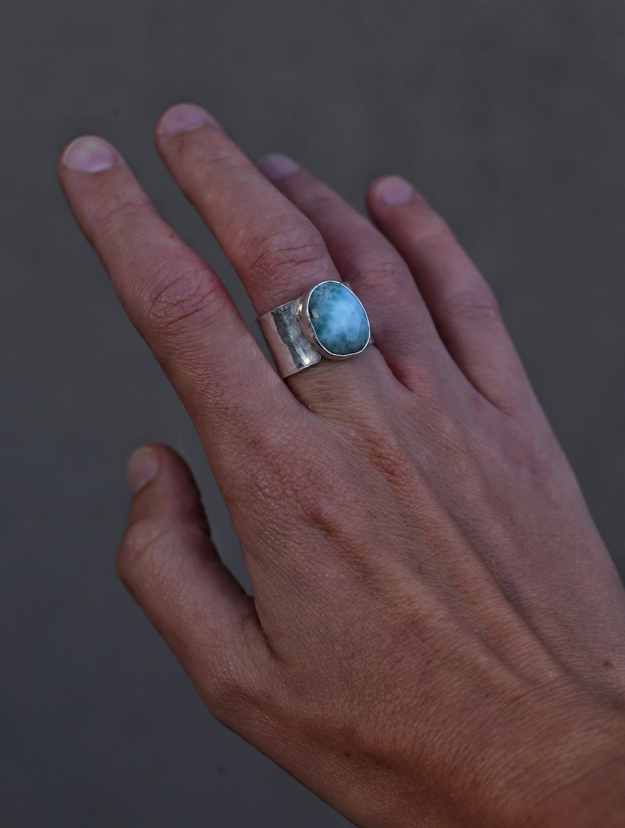 Larimar Ring