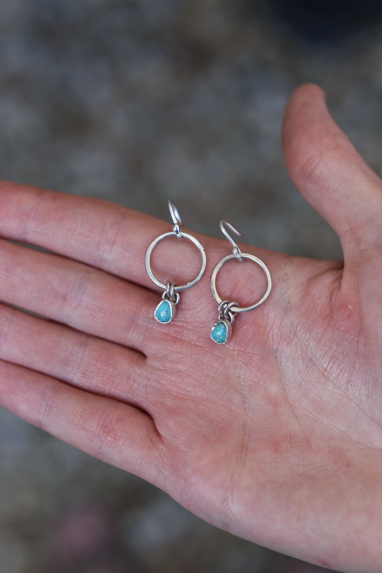 Small Sonoran Turquoise Earrings