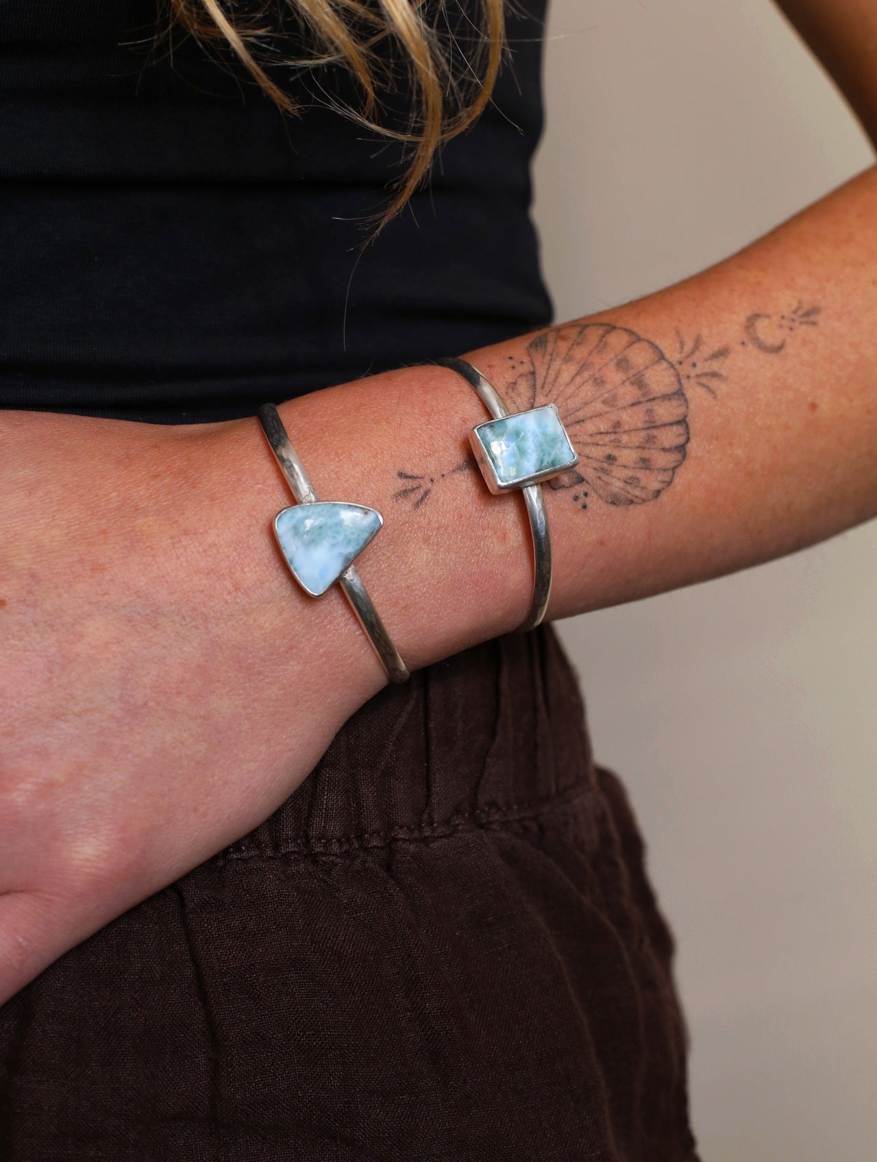 Larimar Cuff