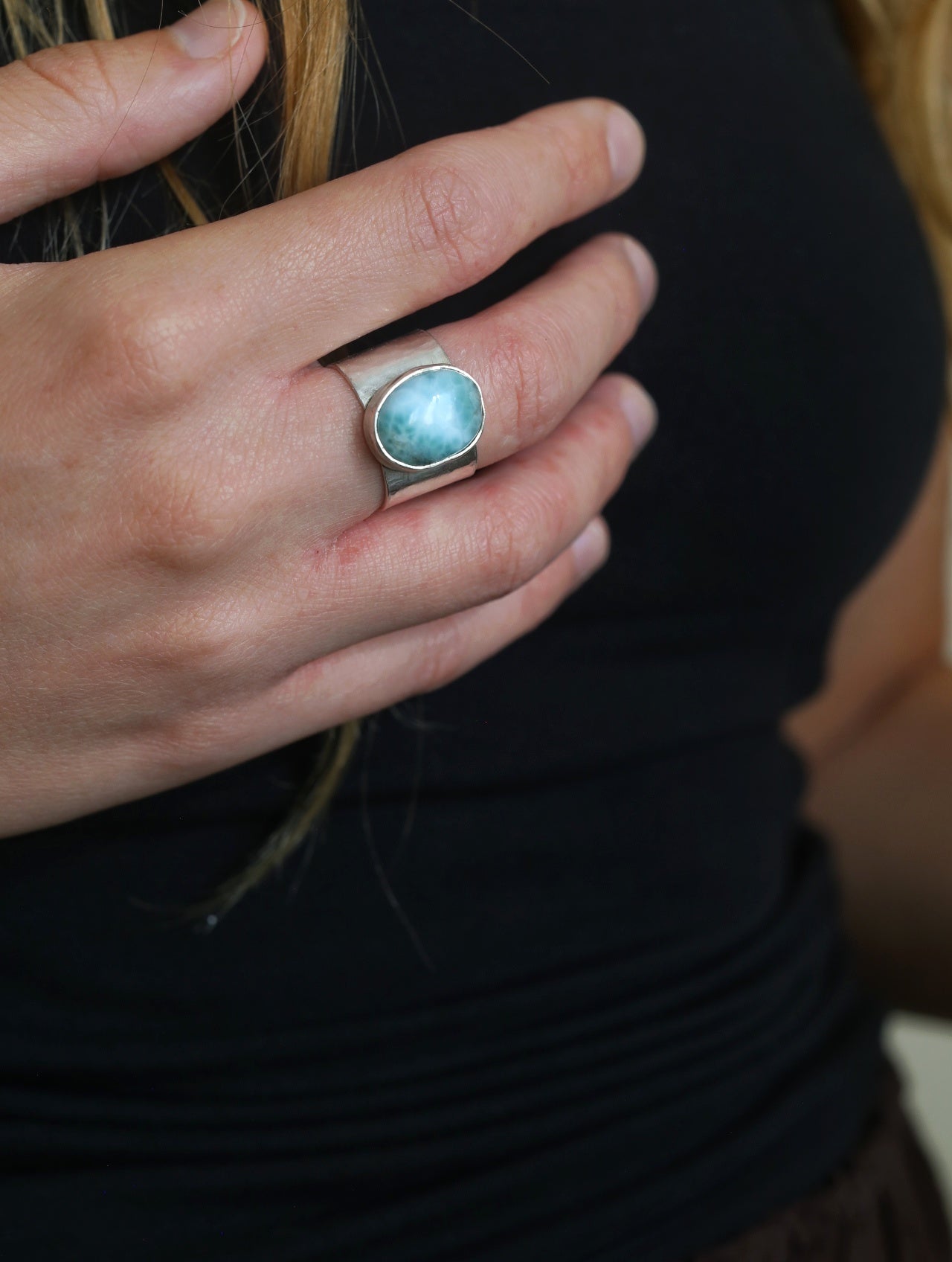 Larimar Ring