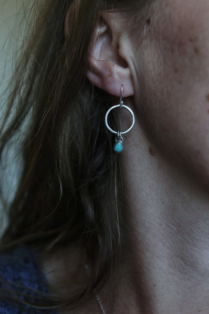 Small Sonoran Turquoise Earrings