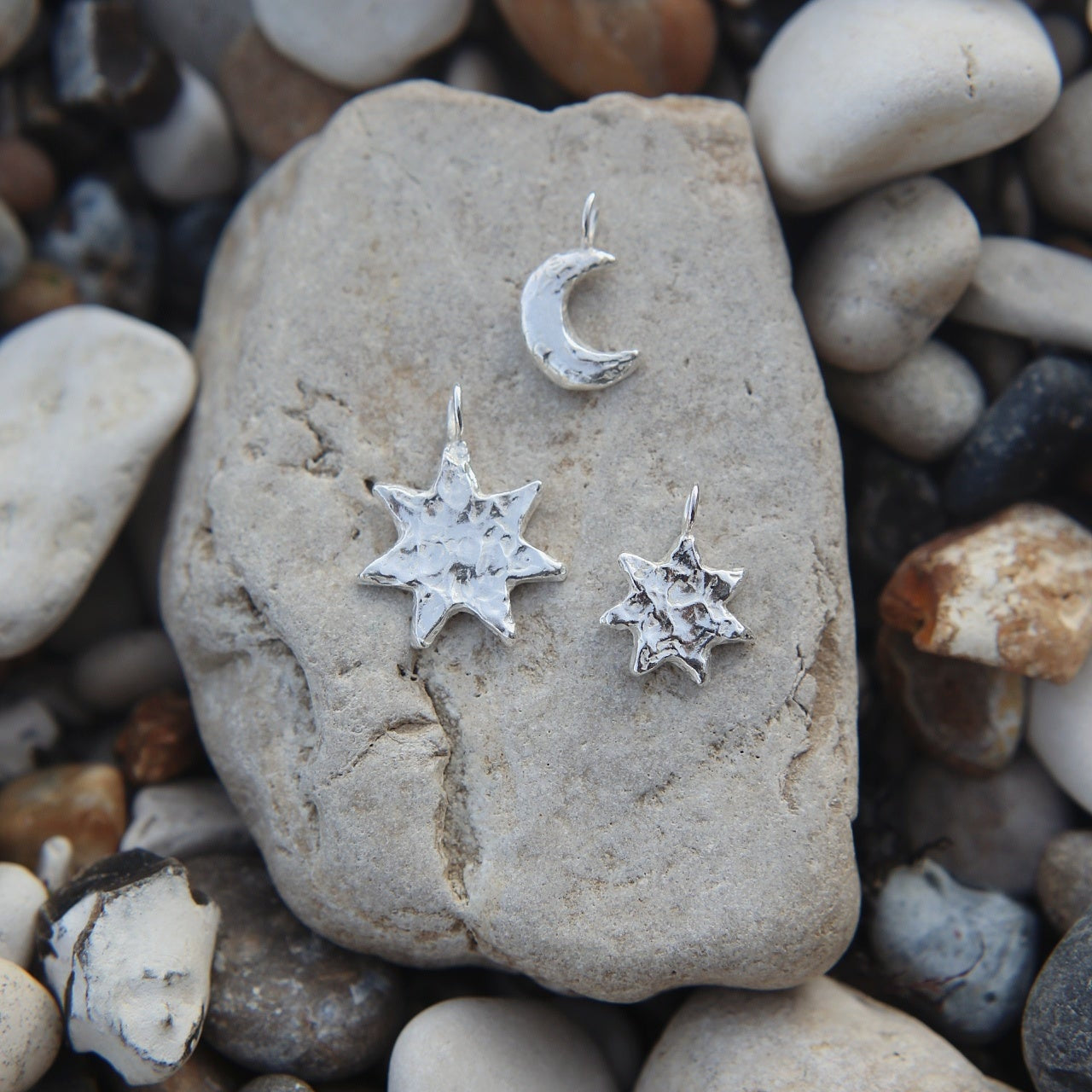 Small Moon Charm Necklace
