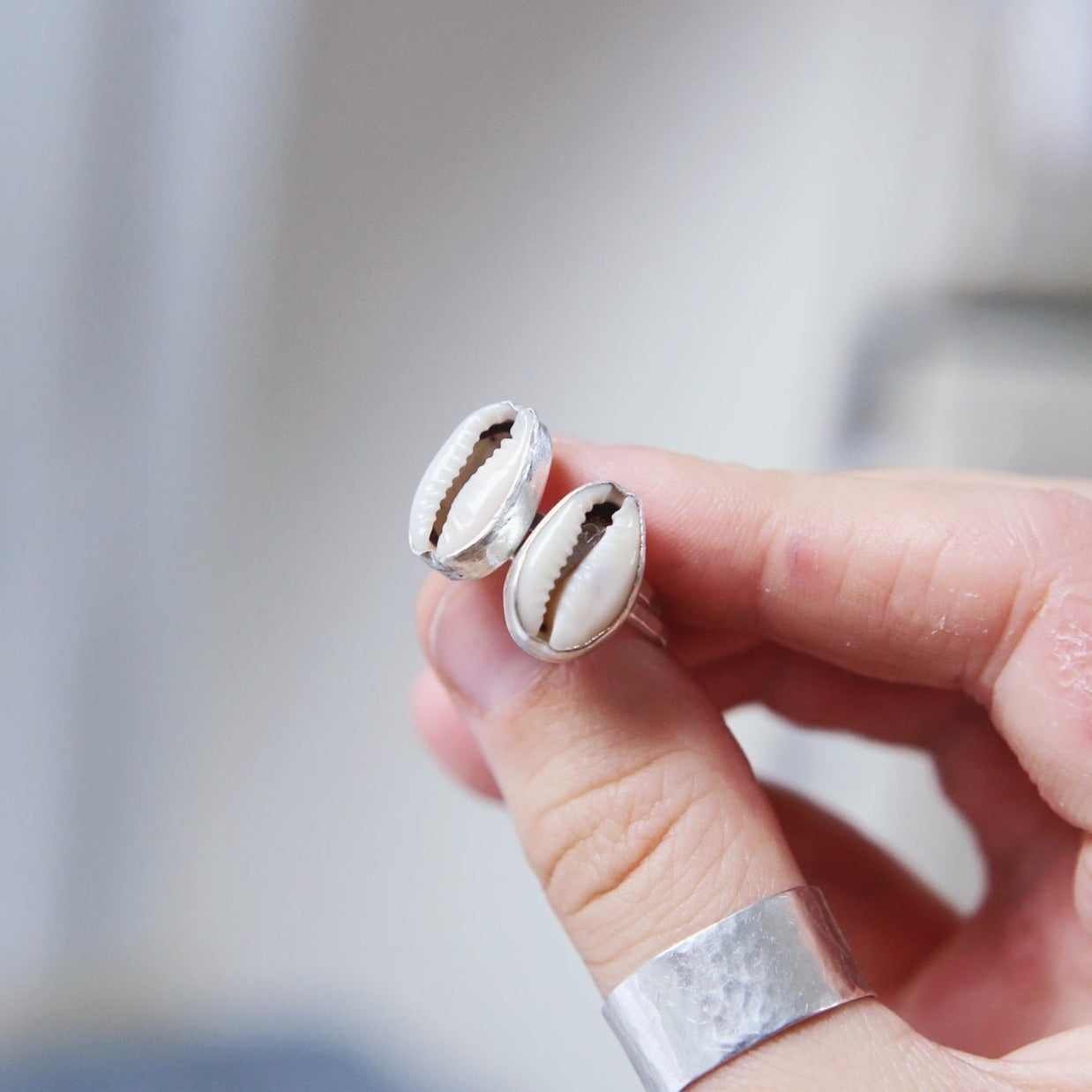 Cowrie Shell Ring