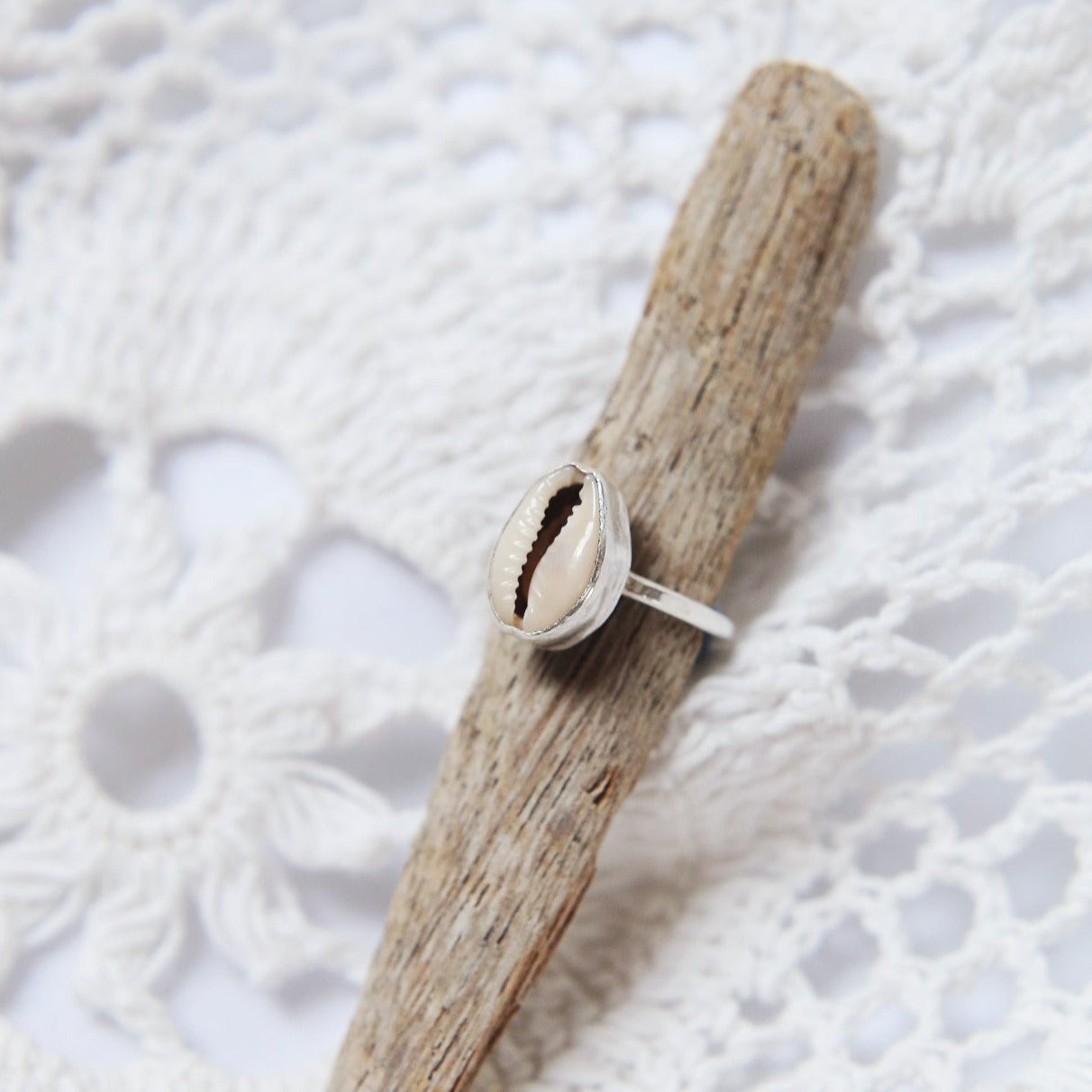 Cowrie Shell Ring