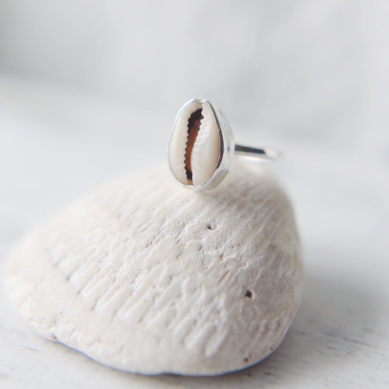 Cowrie Shell Ring