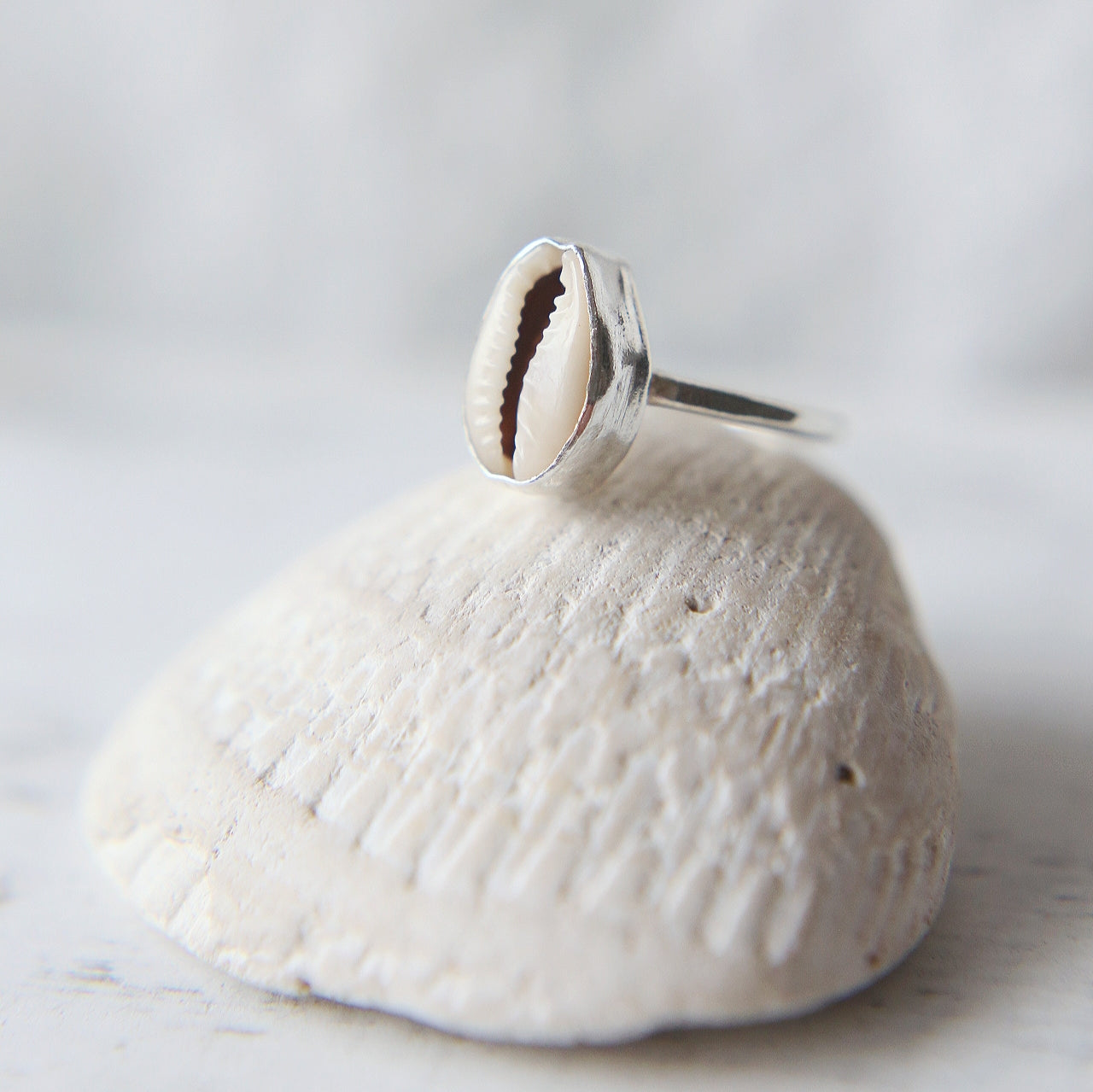 Cowrie Shell Ring