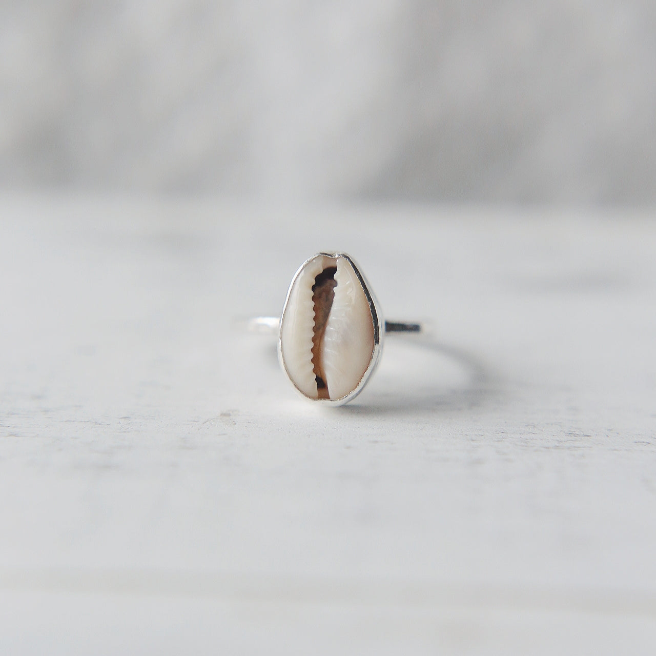Cowrie Shell Ring