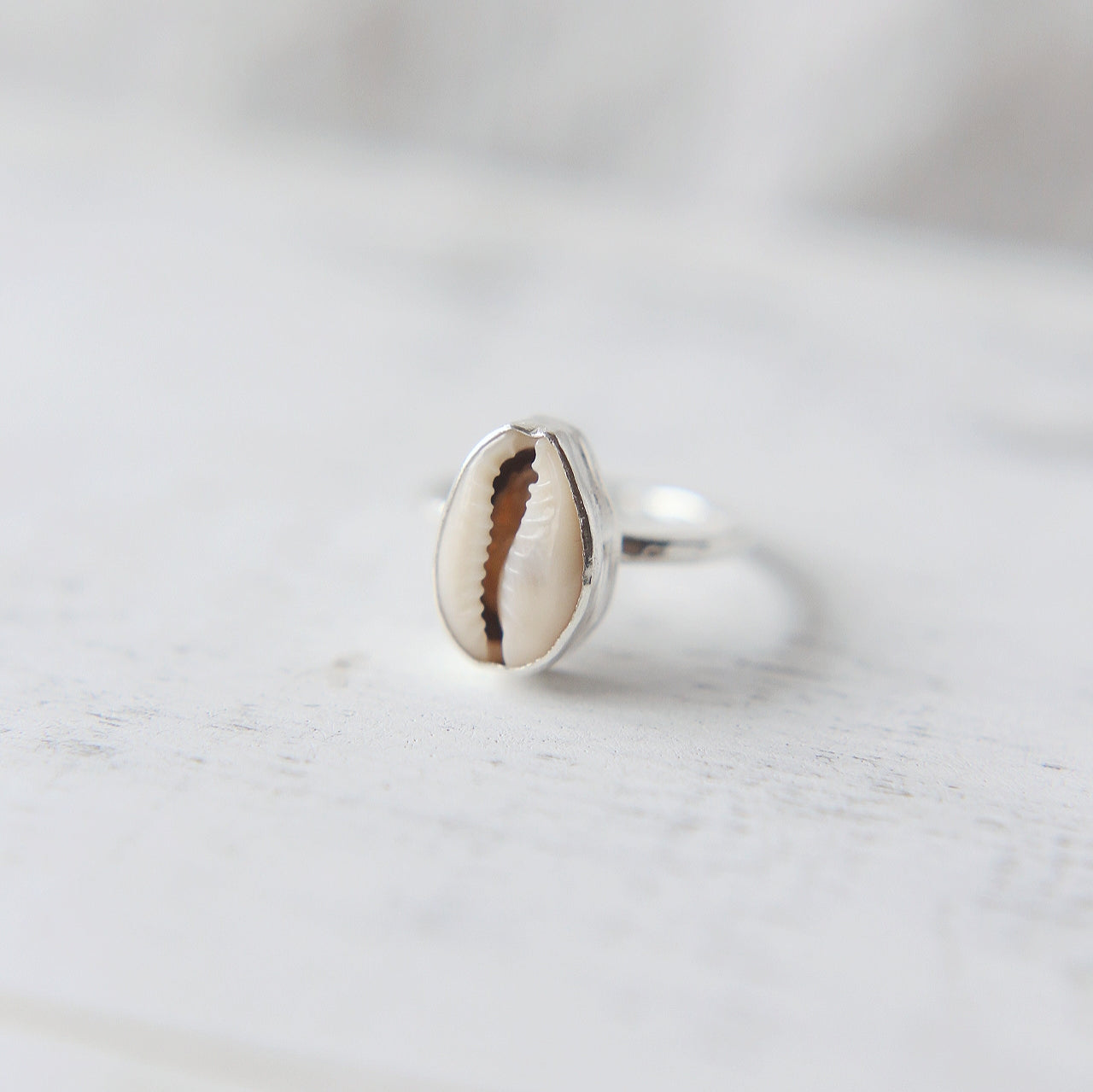 Cowrie Shell Ring