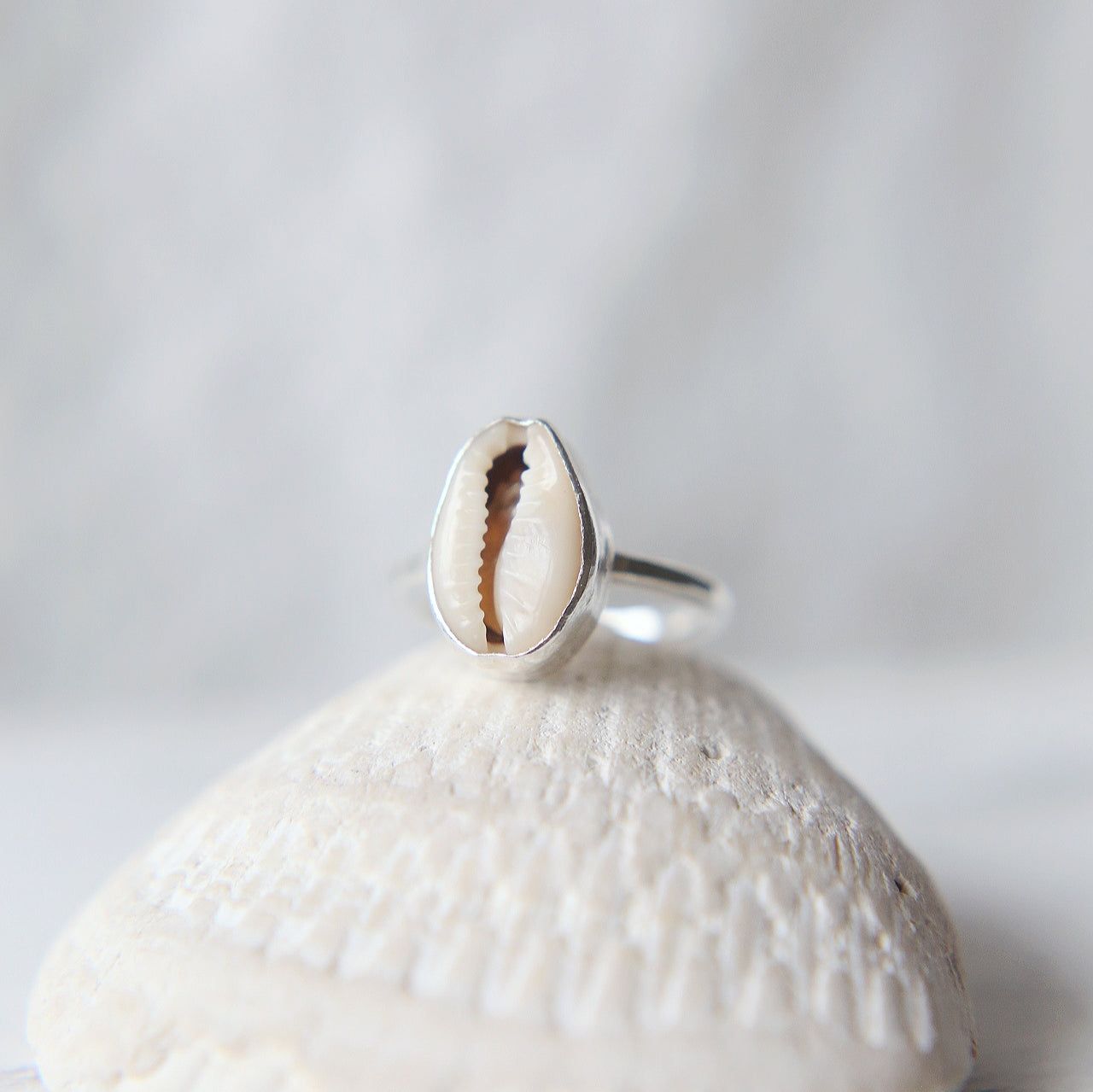 Cowrie Shell Ring